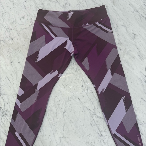 NEW Brooks Women’s Size XL Purple Activewear Leggings Running Workout Pant - Picture 1 of 6